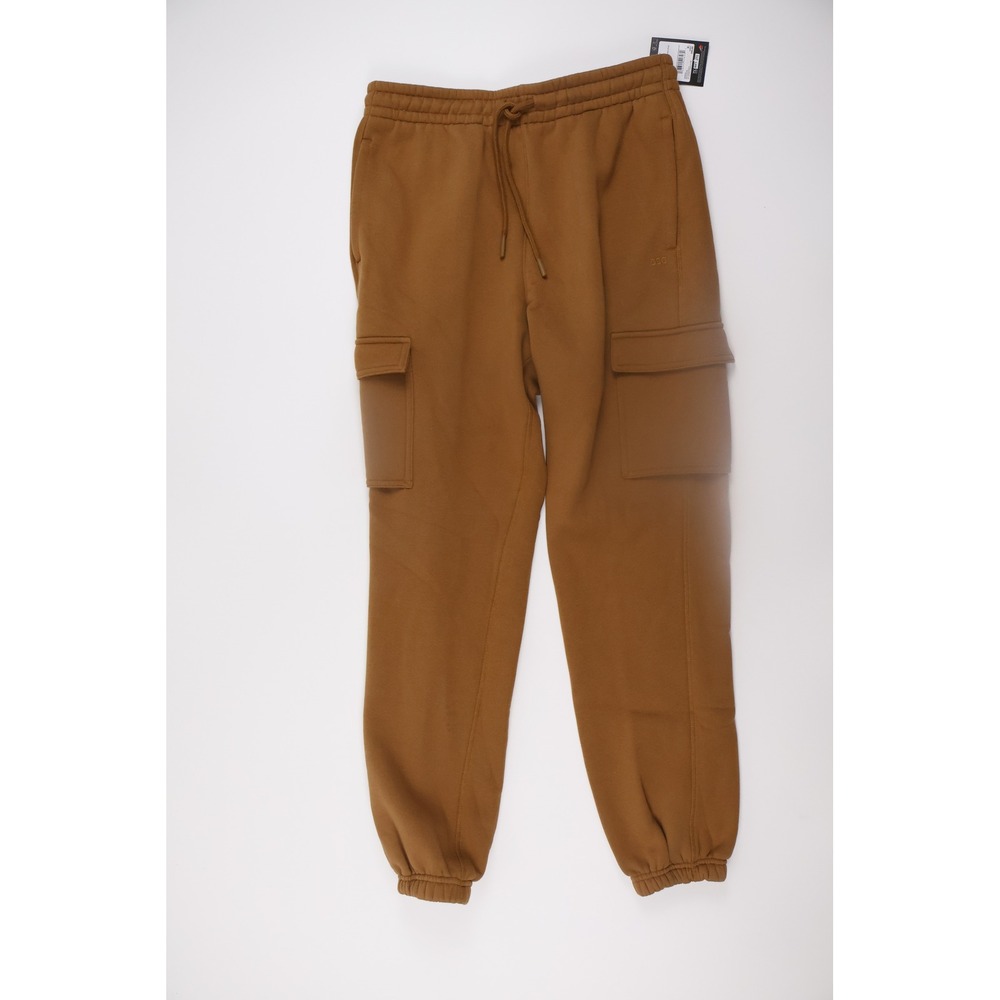 DSG Cargo Sweatpants Classic Fleece Cinch Pant Medium Brown Athletic Casual